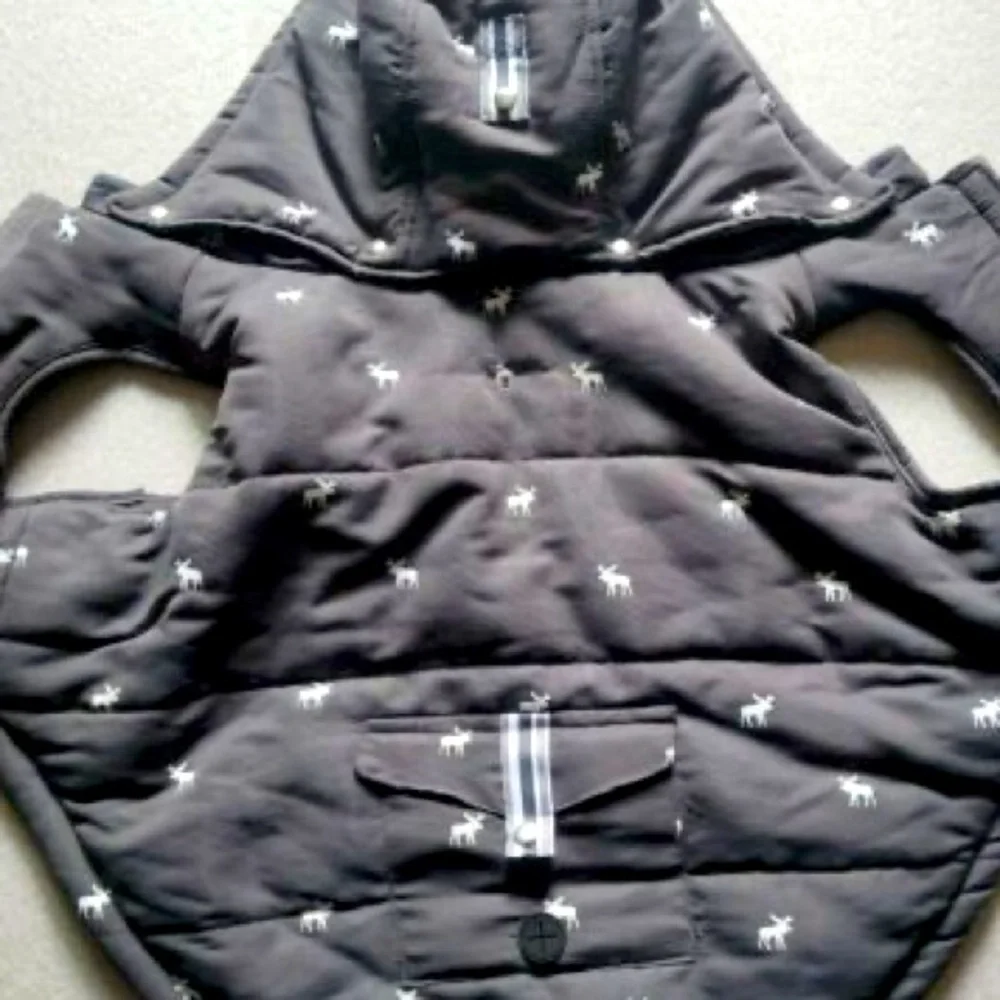 LuvGear Protect Me Alert Puffer Moose Lined Dog Jacket Cold Alert Tech MEDIUM - Picture 4 of 4